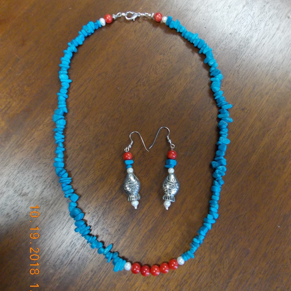 Necklace and earrings, Artisan Designer